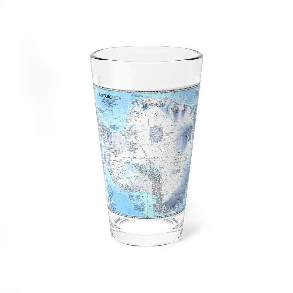 Antarctica (1987) (Map) Pint Glass 16oz-16oz-Go Mug Yourself