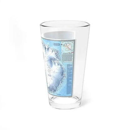 Antarctica (1987) (Map) Pint Glass 16oz - Go Mug Yourself