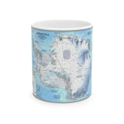 Antarctica (1987) (Map) White Coffee Mug 11oz - Go Mug Yourself