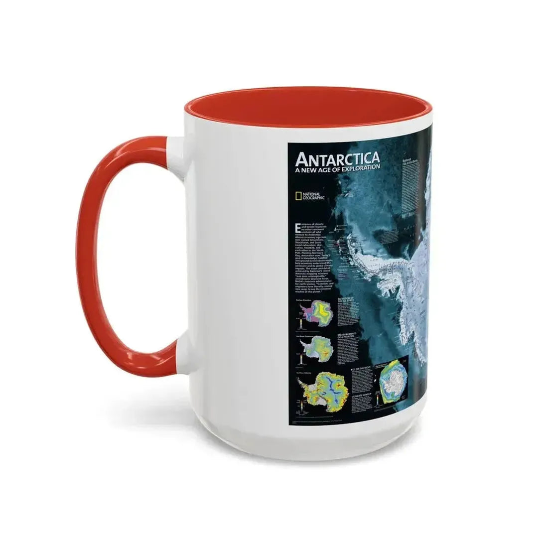 Antarctica (2002) (Map) Accent Coffee Mug - Go Mug Yourself
