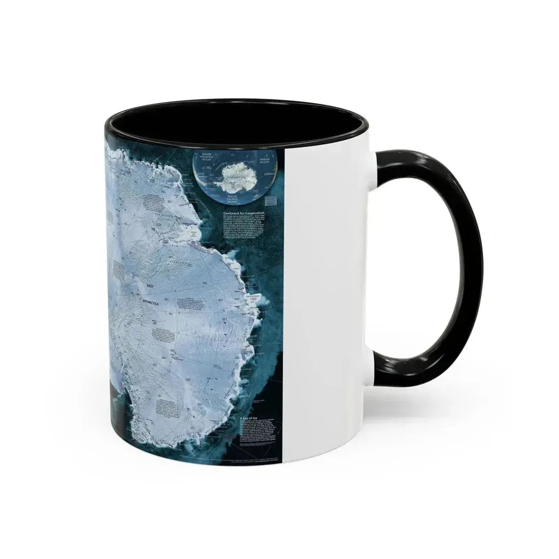 Antarctica (2002) (Map) Accent Coffee Mug - Go Mug Yourself
