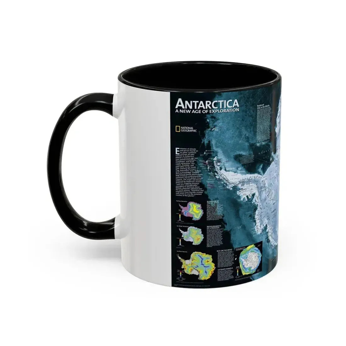 Antarctica (2002) (Map) Accent Coffee Mug - Go Mug Yourself