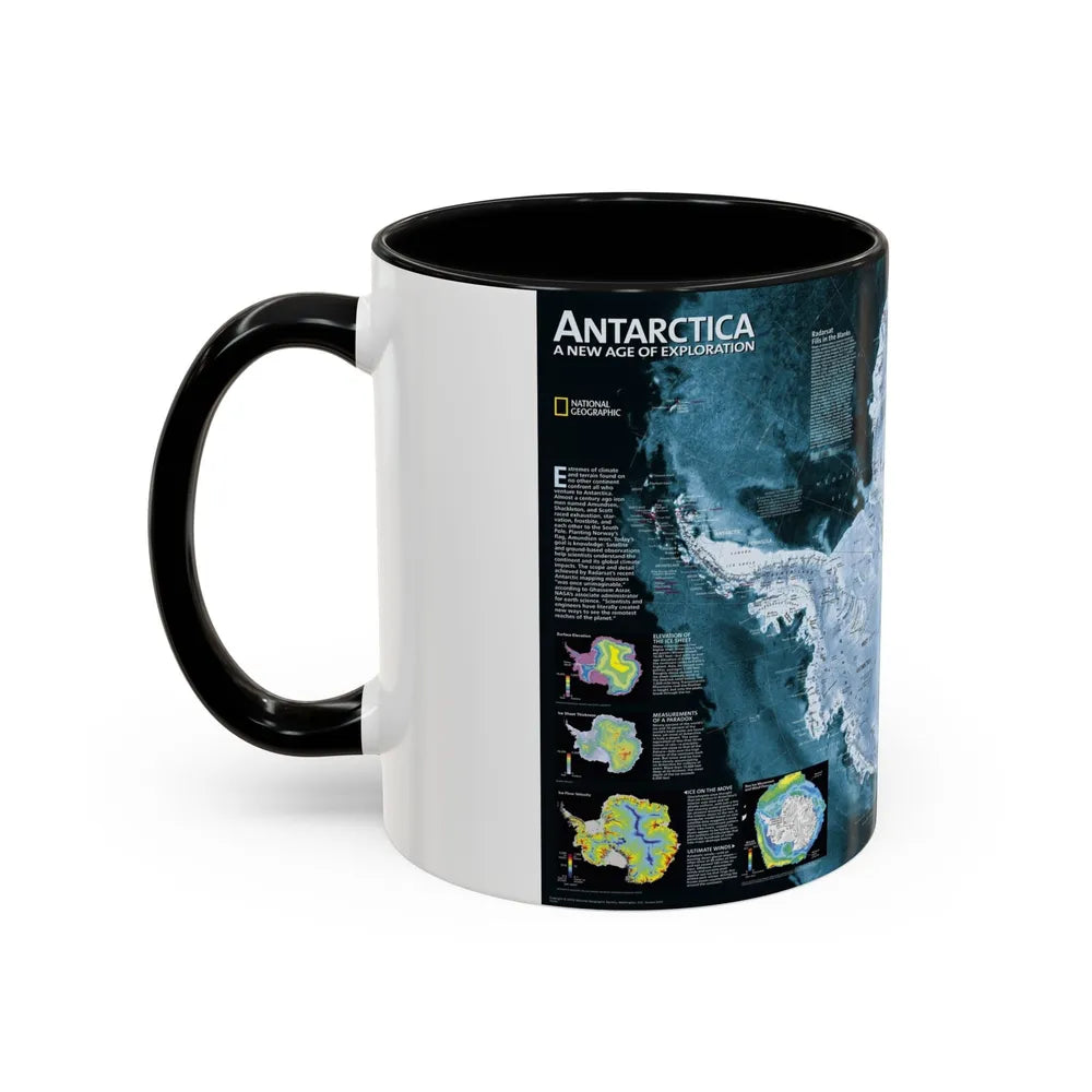 Antarctica (2002) (Map) Accent Coffee Mug-Go Mug Yourself