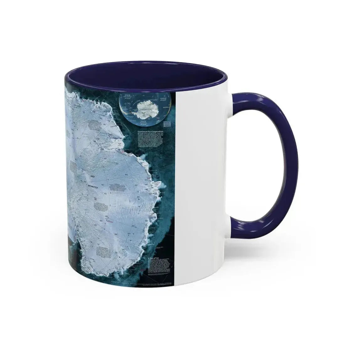 Antarctica (2002) (Map) Accent Coffee Mug - Go Mug Yourself