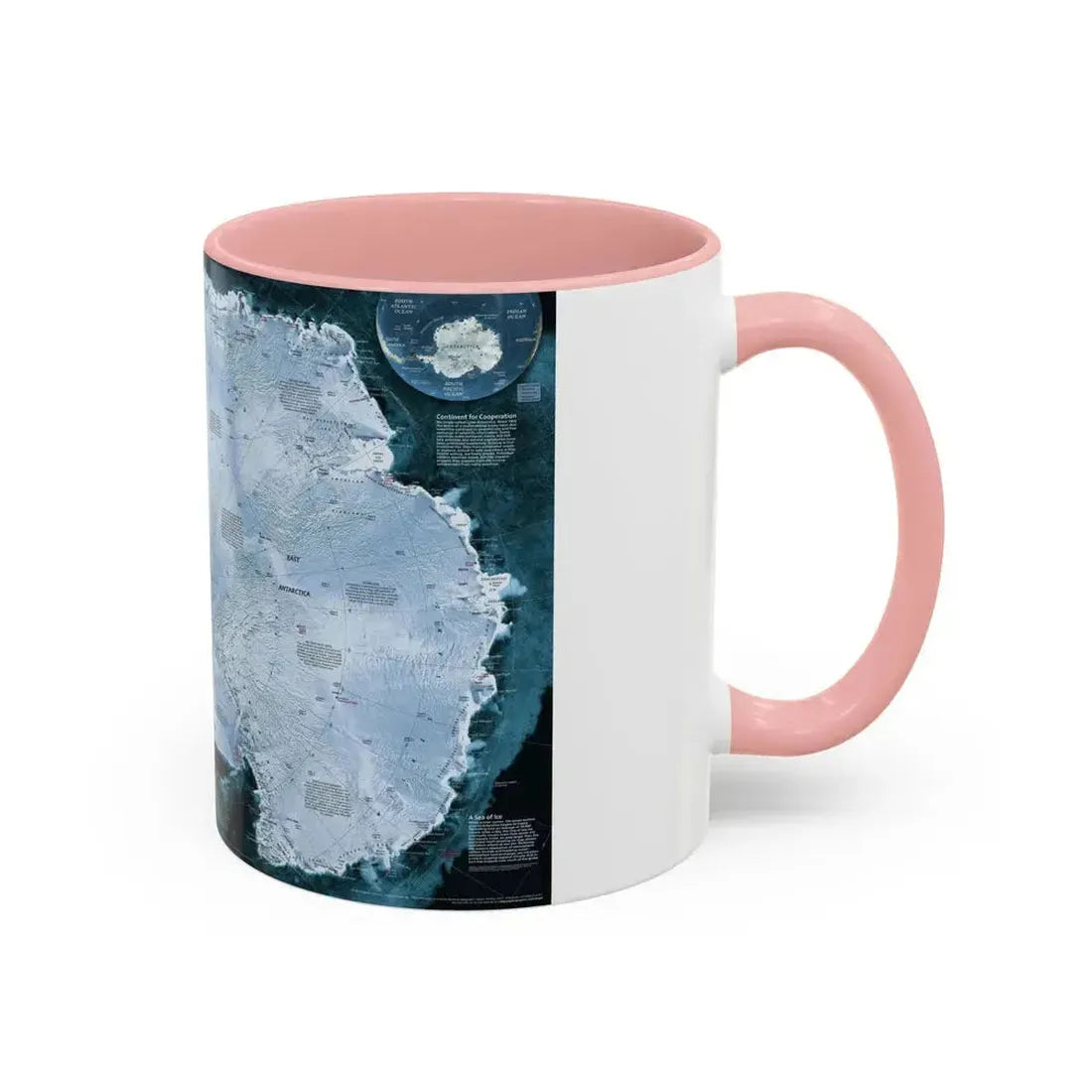 Antarctica (2002) (Map) Accent Coffee Mug - Go Mug Yourself