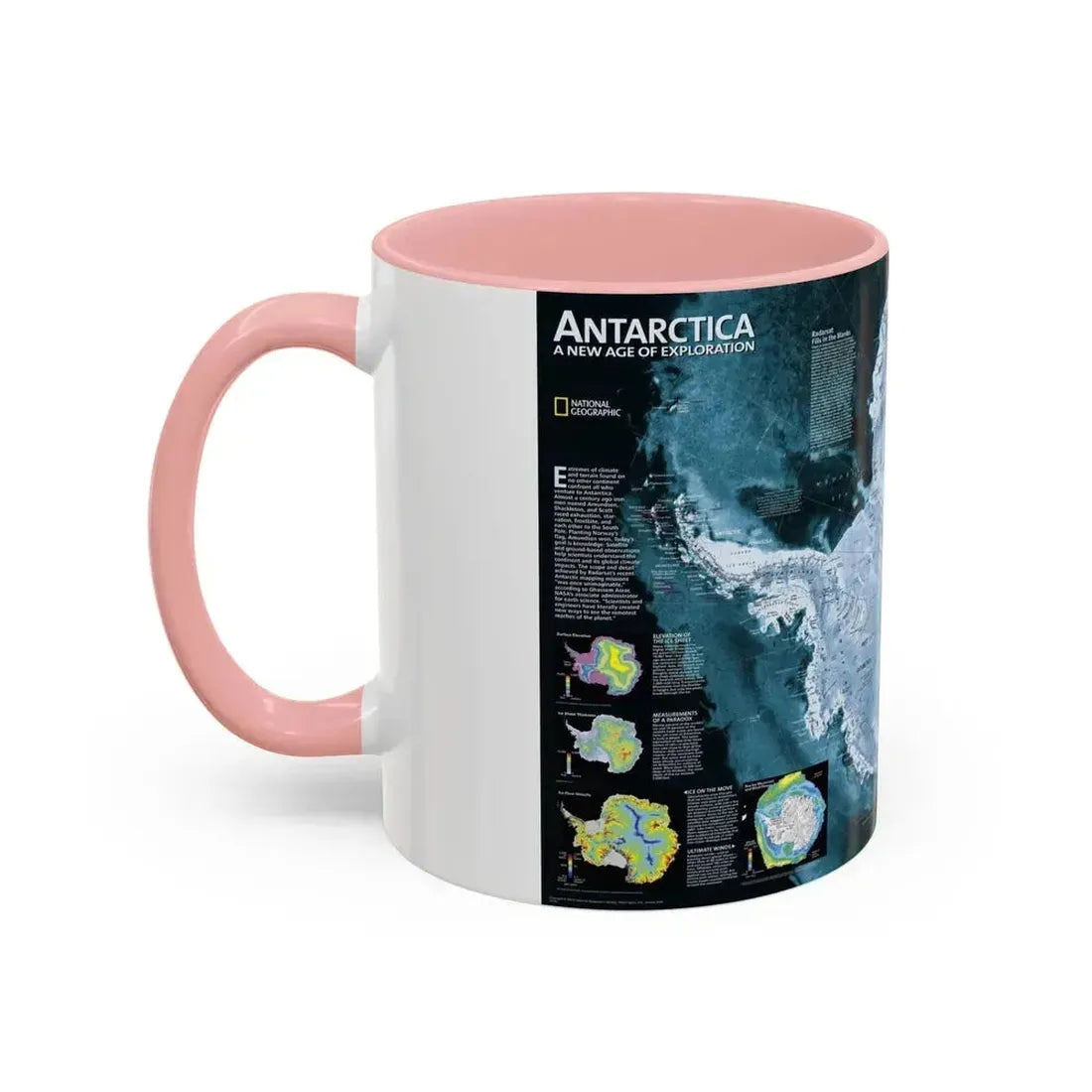 Antarctica (2002) (Map) Accent Coffee Mug - Go Mug Yourself