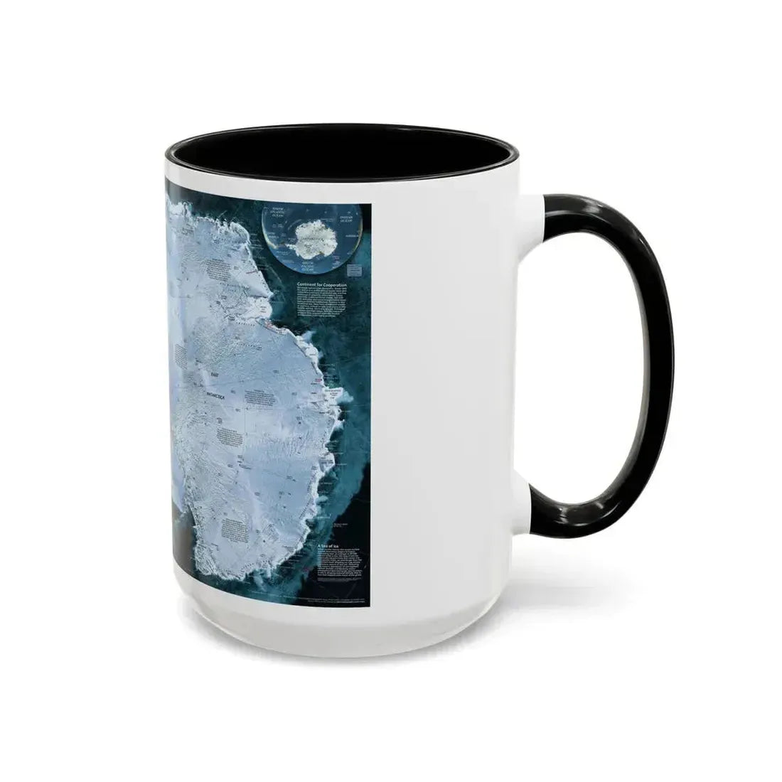 Antarctica (2002) (Map) Accent Coffee Mug - Go Mug Yourself