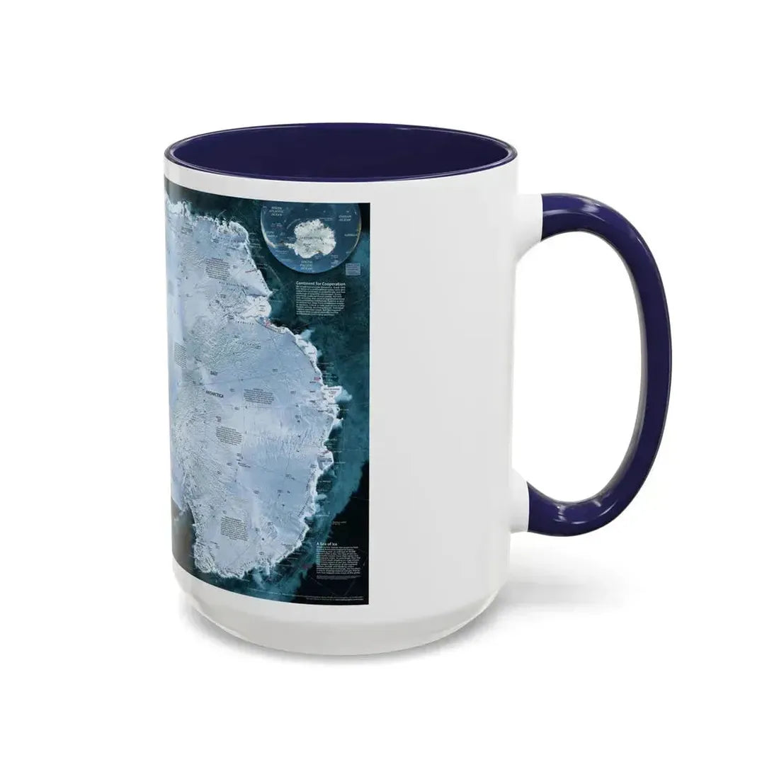 Antarctica (2002) (Map) Accent Coffee Mug - Go Mug Yourself