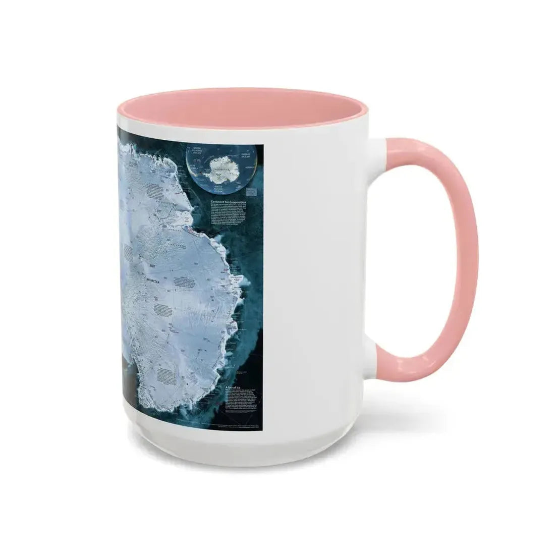 Antarctica (2002) (Map) Accent Coffee Mug - Go Mug Yourself