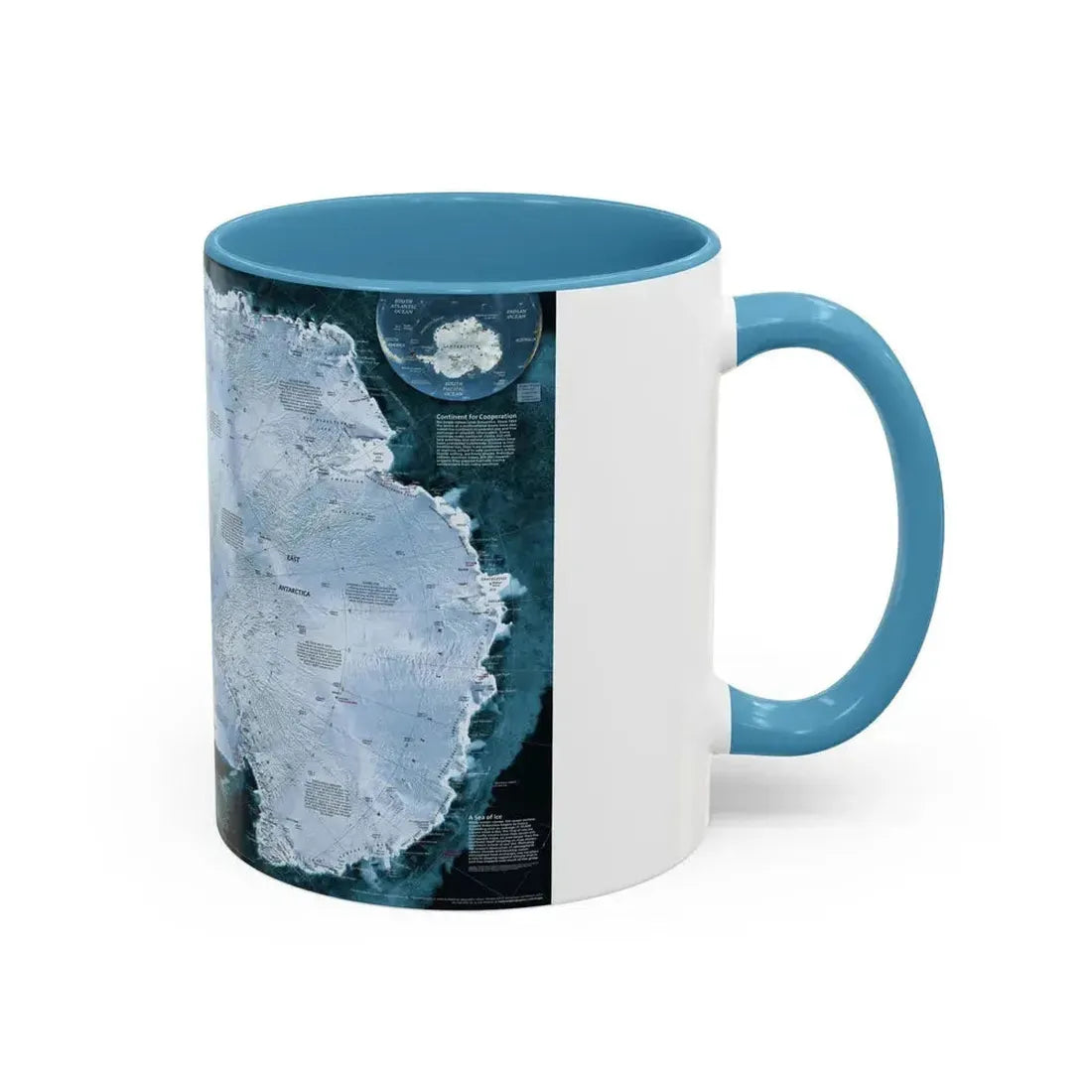 Antarctica (2002) (Map) Accent Coffee Mug - Go Mug Yourself