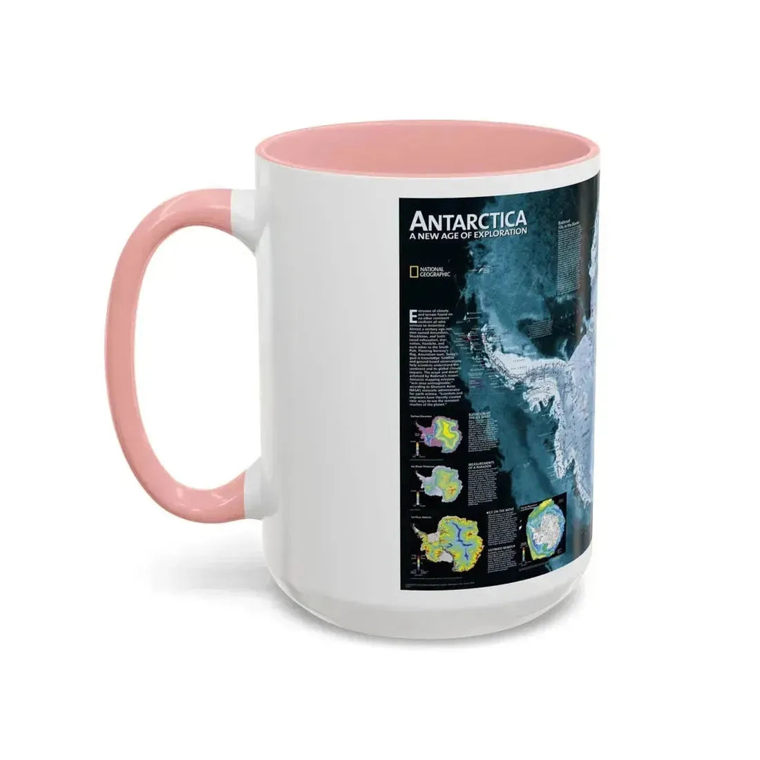 Antarctica (2002) (Map) Accent Coffee Mug - Go Mug Yourself