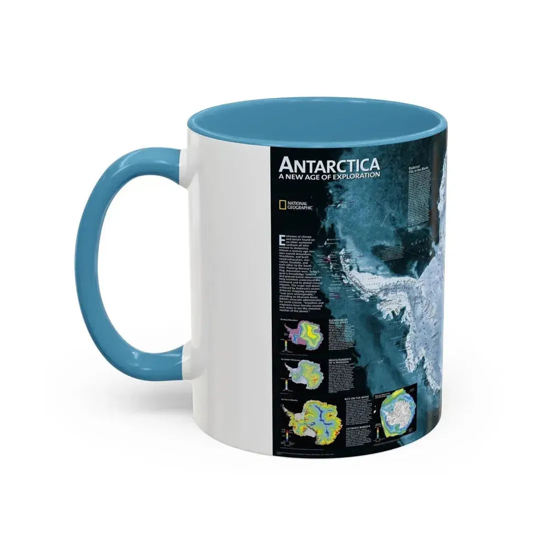 Antarctica (2002) (Map) Accent Coffee Mug - Go Mug Yourself