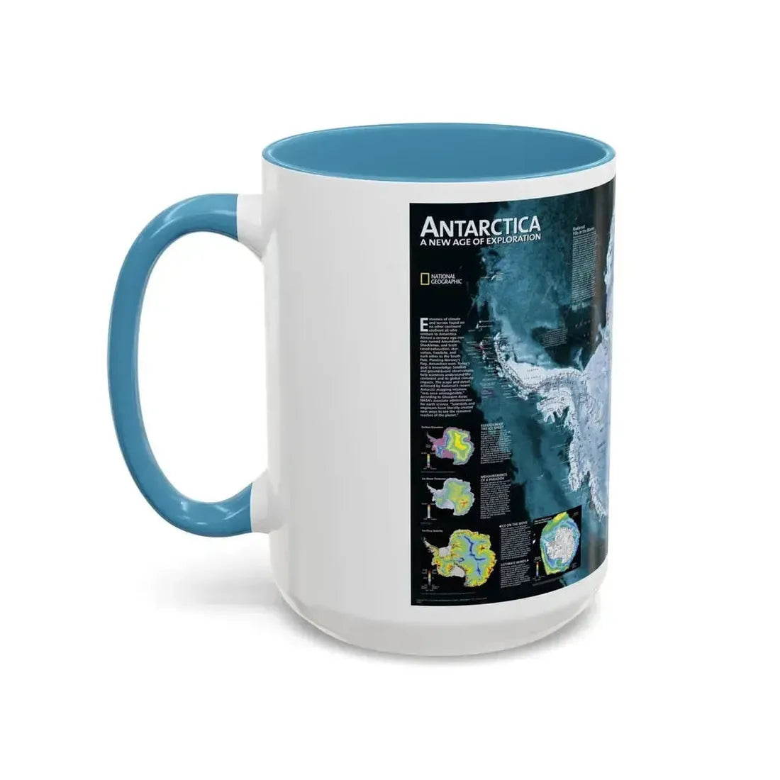 Antarctica (2002) (Map) Accent Coffee Mug - Go Mug Yourself
