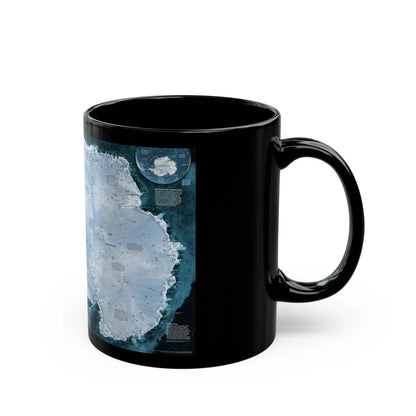 Antarctica (2002) (Map) Black Coffee Mug-Go Mug Yourself