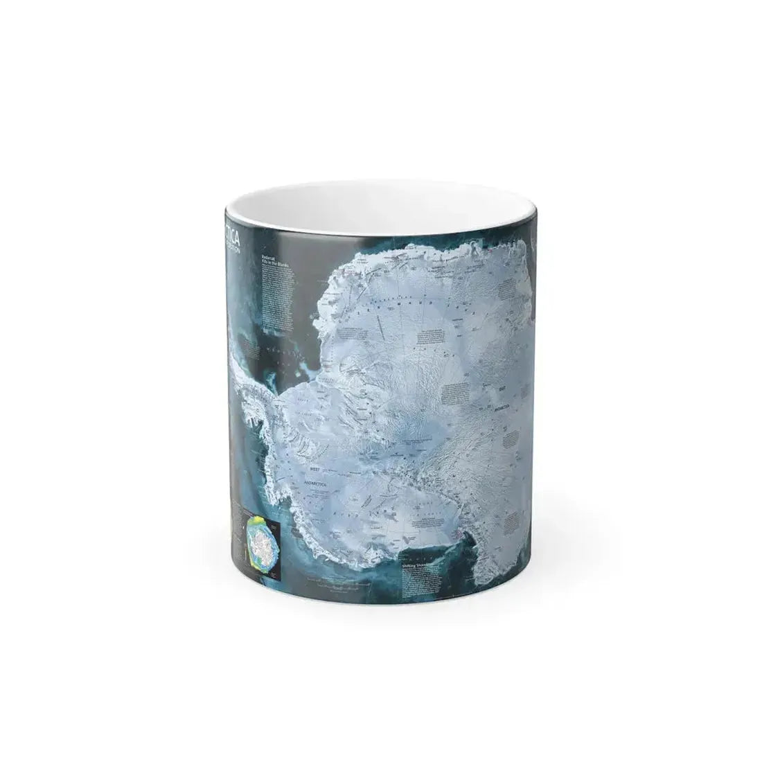 Antarctica (2002) (Map) Color Changing Mug 11oz Default Title 11oz - Go Mug Yourself