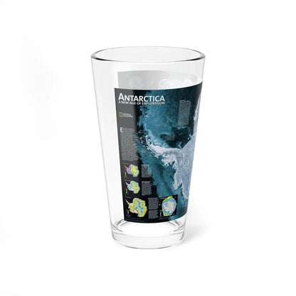 Antarctica (2002) (Map) Pint Glass 16oz-Go Mug Yourself