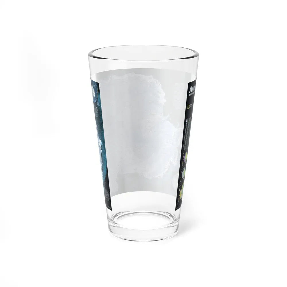 Antarctica (2002) (Map) Pint Glass 16oz-Go Mug Yourself