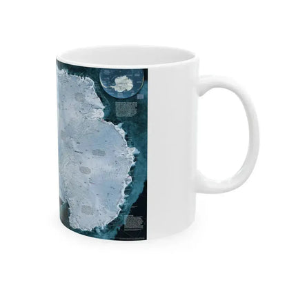 Antarctica (2002) (Map) White Coffee Mug - Go Mug Yourself