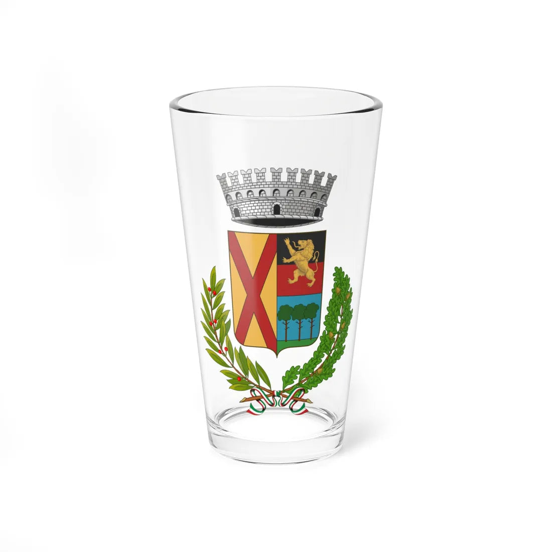 Antey Saint André-Stemma (Italy) (Coat of Arms) Pint Glass 16oz 16oz - Go Mug Yourself