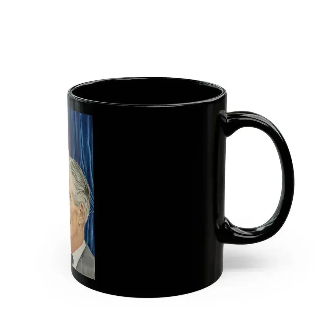 Anthony Eden, unpublished cover for Time magazine - Black Coffee Mug - Go Mug Yourself