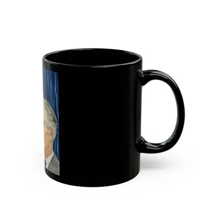 Anthony Eden, unpublished cover for Time magazine - Black Coffee Mug - Go Mug Yourself