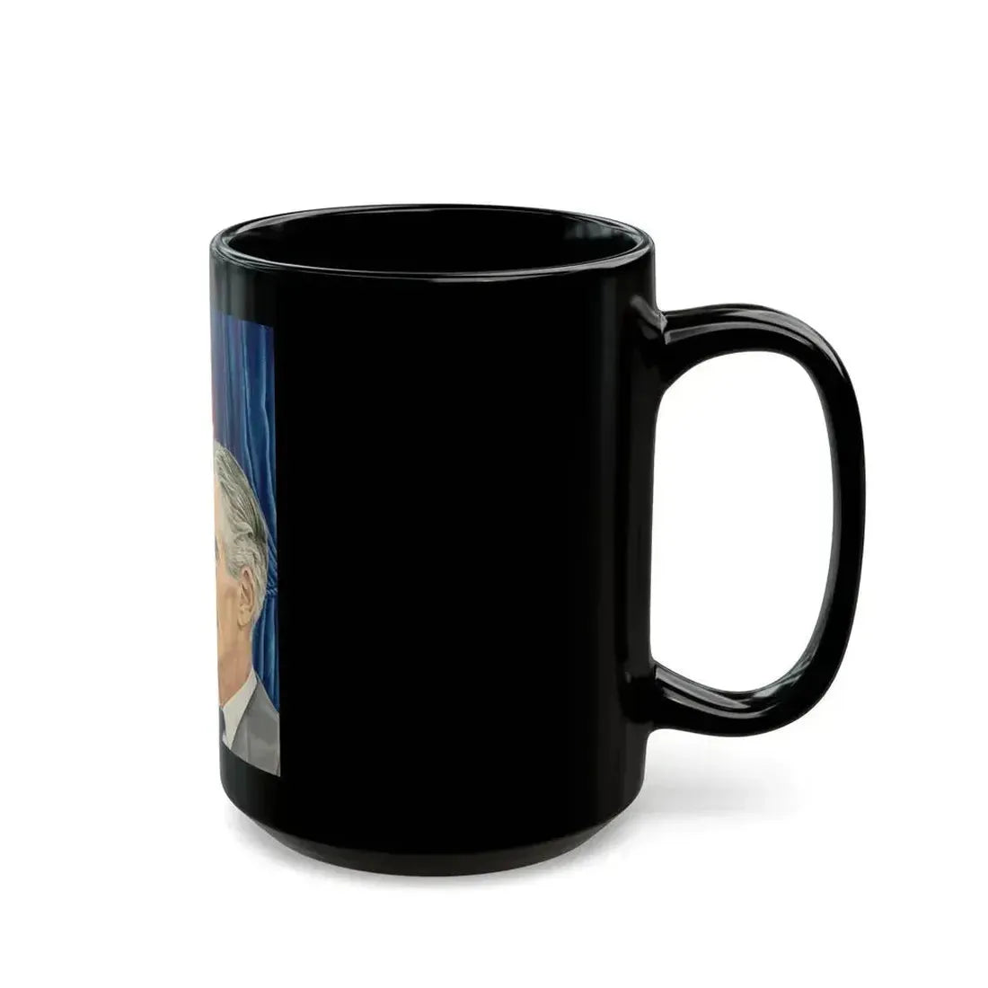 Anthony Eden, unpublished cover for Time magazine - Black Coffee Mug - Go Mug Yourself