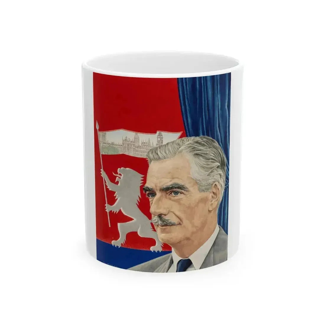 Anthony Eden, unpublished cover for Time magazine - White Coffee Mug 11oz - Go Mug Yourself