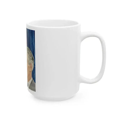 Anthony Eden, unpublished cover for Time magazine - White Coffee Mug - Go Mug Yourself