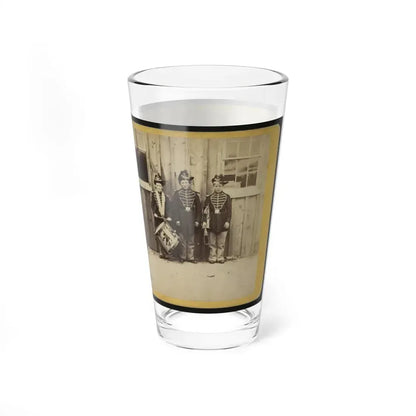 Anthony's Stereoscopic Views. No. 1471, Three Drummer Boys (Now At Ft. Hamilton) Who Have Been In 9 Battles Of The Rebellion (U.S. Civil War) Pint Glass 16oz - Go Mug Yourself