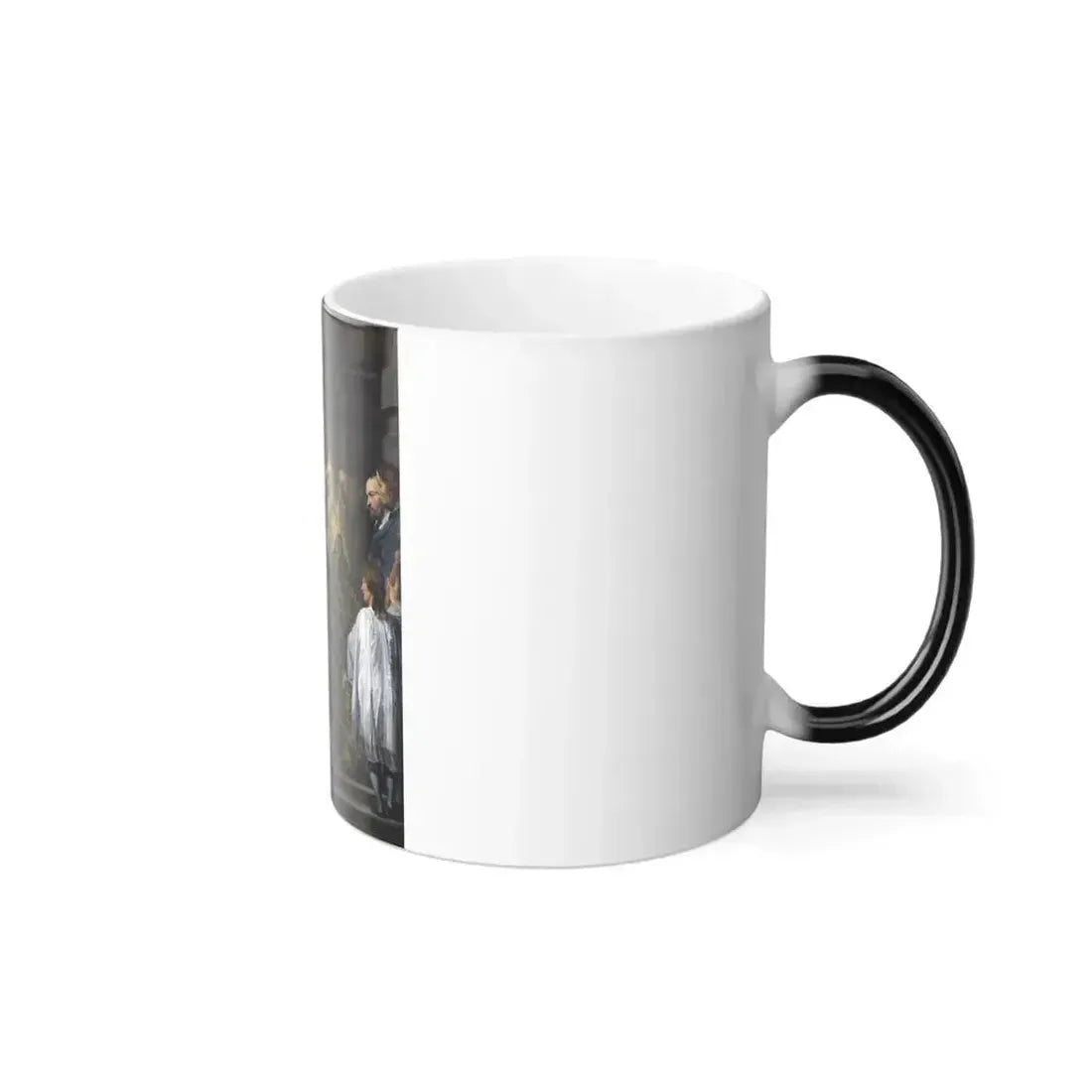 Anthony van Dyck (1599-1641) Saint Ambrose barring Theodosius I from Milan Cathedral - Oil on Canvas c16-0 - Color Changing Mug 11oz - Go Mug Yourself