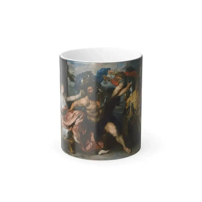 Anthony van Dyck (1599-1641) Samson and Delilah - c1630 - Color Changing Mug 11oz 11oz - Go Mug Yourself