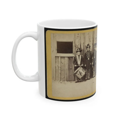 Anthony's Stereoscopic Views. No. 1471, Three Drummer Boys (Now At Ft. Hamilton) Who Have Been In 9 Battles Of The Rebellion (U.S. Civil War) White Coffee Mug-Go Mug Yourself