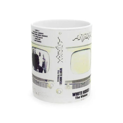 ANTHRAX WHITE NOISE THE VIDEOS (VHS COVER) - White Coffee Mug 11oz - Go Mug Yourself