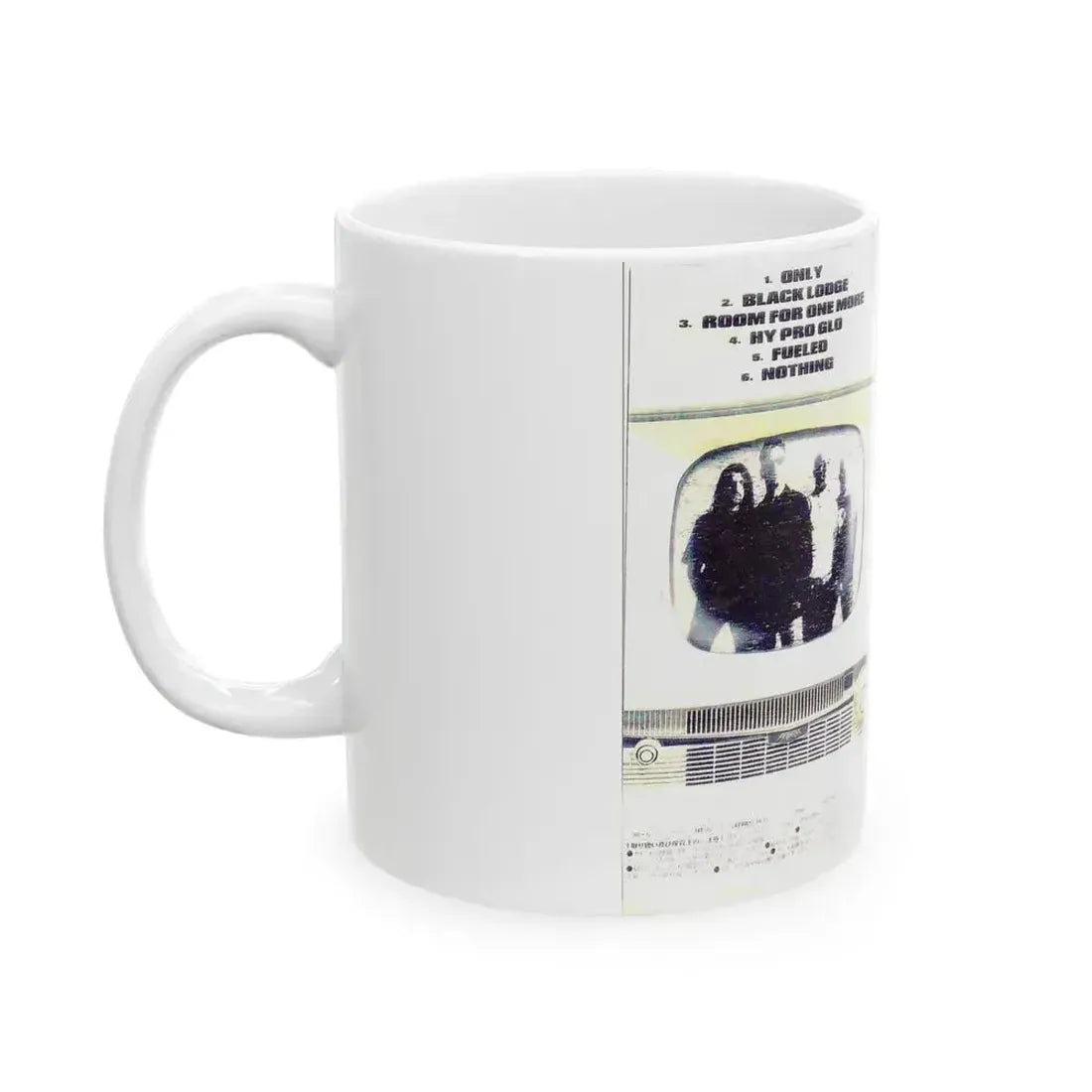 ANTHRAX WHITE NOISE THE VIDEOS (VHS COVER) - White Coffee Mug - Go Mug Yourself