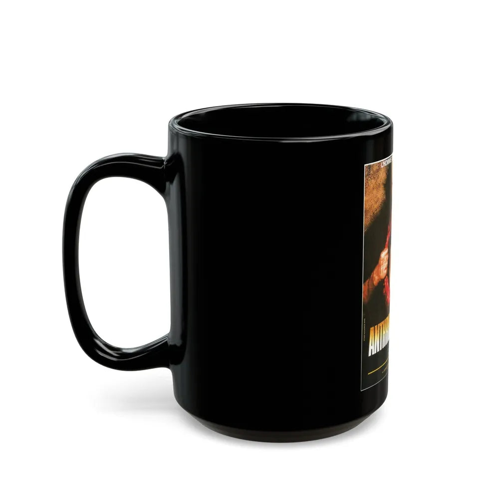 ANTHROPOPHAGOUS 1980 Movie Poster - Black Coffee Mug-Go Mug Yourself