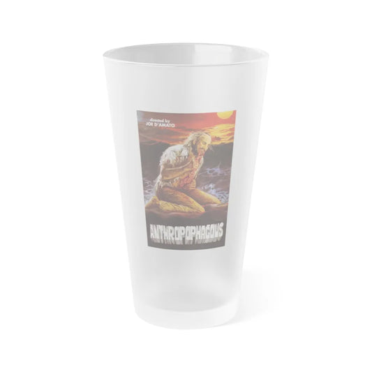 ANTHROPOPHAGOUS (2) 1980 Movie Poster - Frosted Pint Glass 16oz-Go Mug Yourself