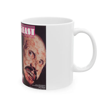 ANTHROPOPHAGOUS THE BEAST (VHS COVER) - White Coffee Mug-Go Mug Yourself