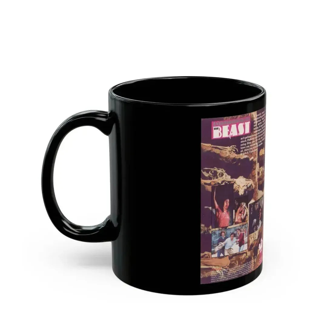 ANTHROPOPHAGOUS THE BEAST VIP (VHS COVER) - Black Coffee Mug - Go Mug Yourself
