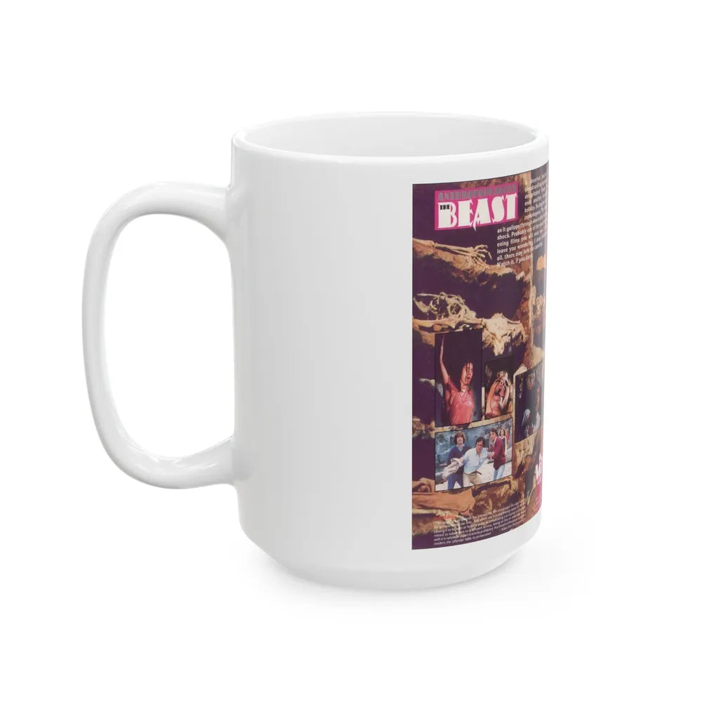 ANTHROPOPHAGOUS THE BEAST VIP (VHS COVER) - White Coffee Mug-Go Mug Yourself