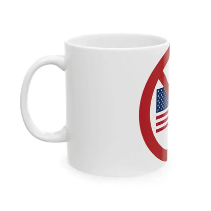 Anti-American (United States) White Coffee Mug - Go Mug Yourself