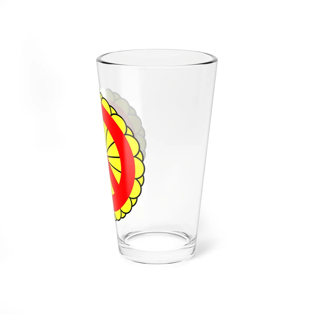 Anti Imperial Seal of Japan (Japan) (Coat of Arms) Pint Glass 16oz - Go Mug Yourself