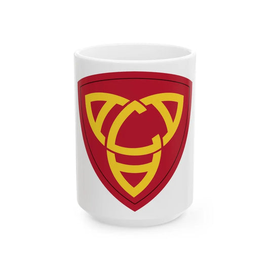 Antiaircraft Artillery Eastern Defense Command (U.S. Army) White Coffee Mug-15oz-Go Mug Yourself