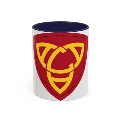 Antiaircraft Artillery Eastern Defense Command (U.S. Army) Accent Coffee Mug 11oz Navy - Go Mug Yourself