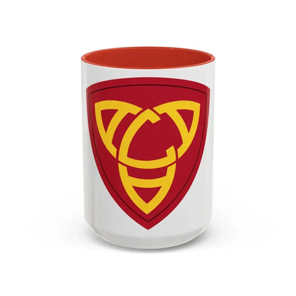 Antiaircraft Artillery Eastern Defense Command (U.S. Army) Accent Coffee Mug 15oz Red - Go Mug Yourself