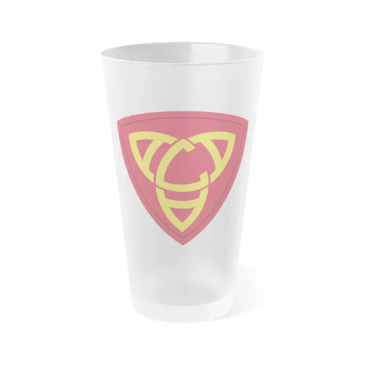 Antiaircraft Artillery Eastern Defense Command (U.S. Army) Frosted Pint Glass 16oz Default Title - Go Mug Yourself