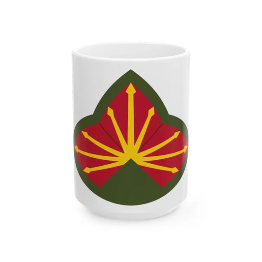 Antiaircraft Artillery Southern Defense Command (U.S. Army) White Coffee Mug-15oz-Go Mug Yourself