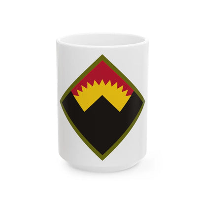 Antiaircraft Artillery Western Defense Command (U.S. Army) White Coffee Mug-15oz-Go Mug Yourself