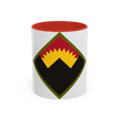 Antiaircraft Artillery Western Defense Command (U.S. Army) Accent Coffee Mug 11oz Red - Go Mug Yourself