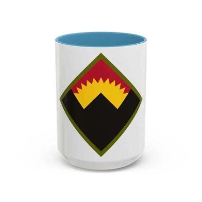 Antiaircraft Artillery Western Defense Command (U.S. Army) Accent Coffee Mug 15oz Light Blue - Go Mug Yourself