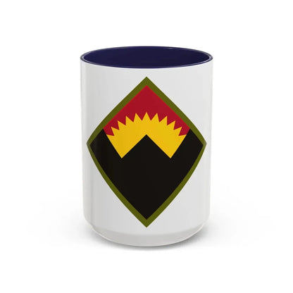 Antiaircraft Artillery Western Defense Command (U.S. Army) Accent Coffee Mug 15oz Navy - Go Mug Yourself